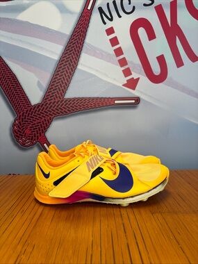 Nike Air Zoom LJ Elite Citron Long Jump Track Spikes (FZ9326-800) Men’s Size 10